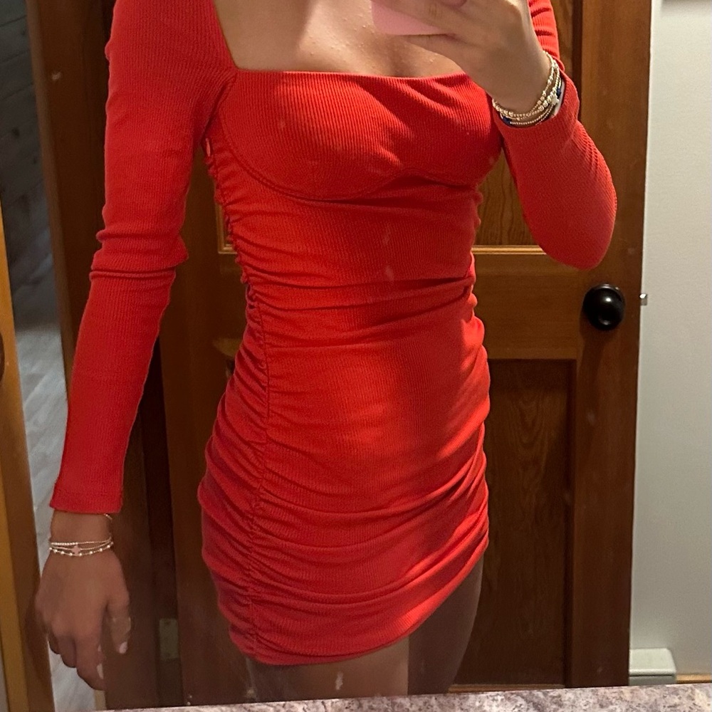 Red Princess Polly Mini Dress - Size 2